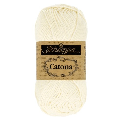Włóczka Scheepjes Catona 130 ecru