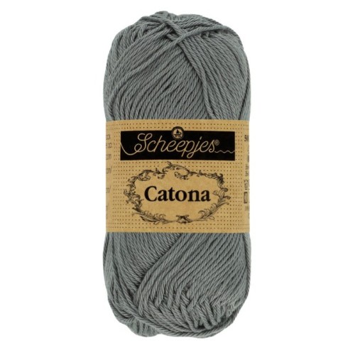Włóczka Scheepjes Catona 242 stalowy