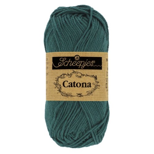 Włóczka Scheepjes Catona 244 świerk