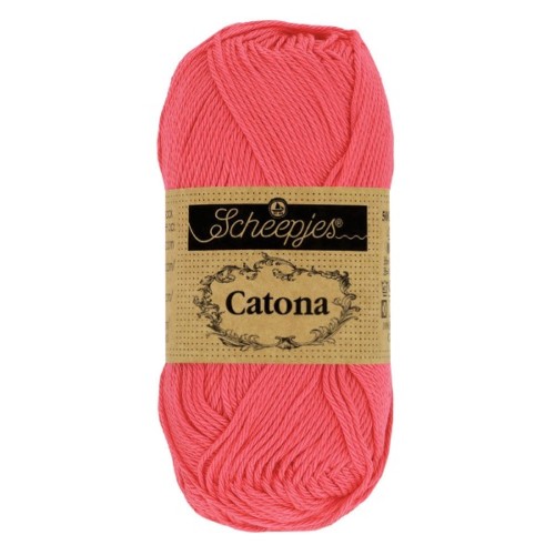 Włóczka Scheepjes Catona 256 koral