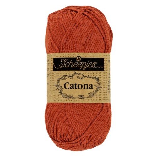 Włóczka Scheepjes Catona 388 rdzawy
