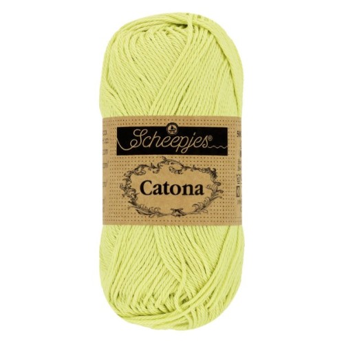 Włóczka Scheepjes Catona 392 lemoniada