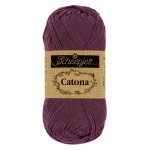 Włóczka Scheepjes Catona 394 zgaszony purpurowy
