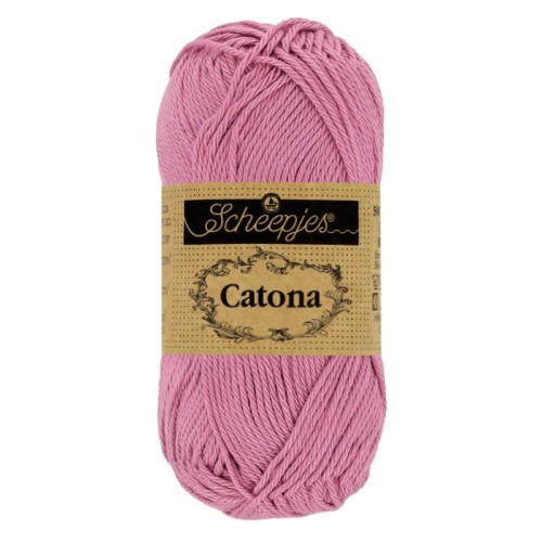 Włóczka Scheepjes Catona 398 różowy