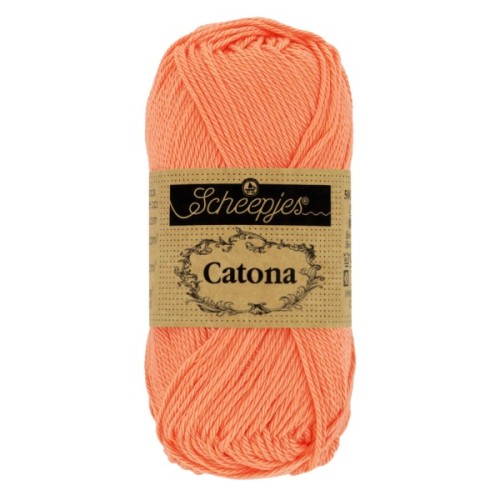 Włóczka Scheepjes Catona 410 koral