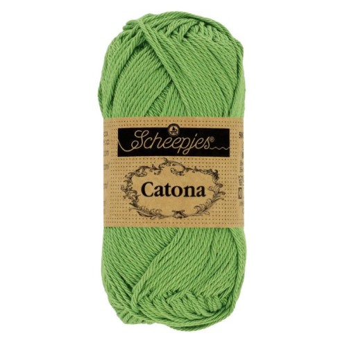 Włóczka Scheepjes Catona 412 leśny zielony
