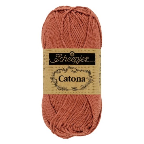 Włóczka Scheepjes Catona 504 ceglany