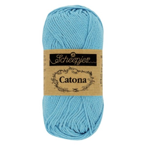 Włóczka Scheepjes Catona 510 sky blue
