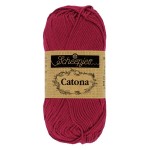 Włóczka Scheepjes Catona 517 rubinowy
