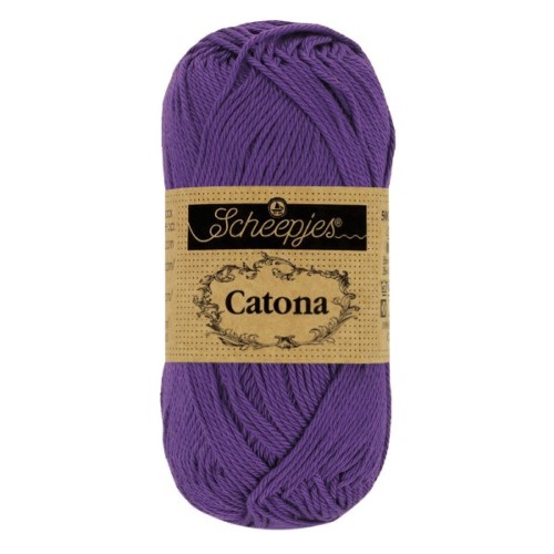 Włóczka Scheepjes Catona 521 ciemny fiolet