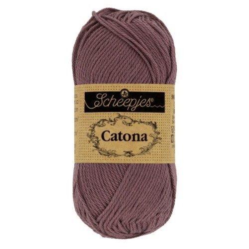 Włóczka Scheepjes Catona 526 brudny fiolet