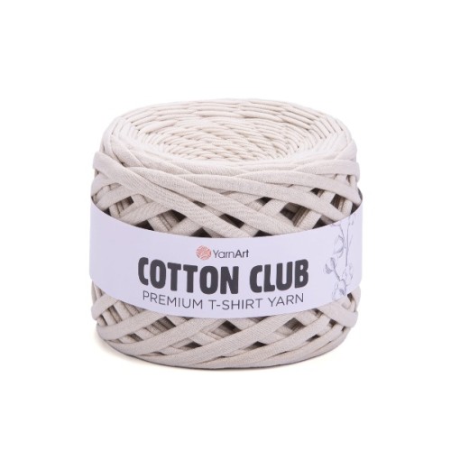Włóczka Cotton Club Premium T-shirt 7312 jasny beż