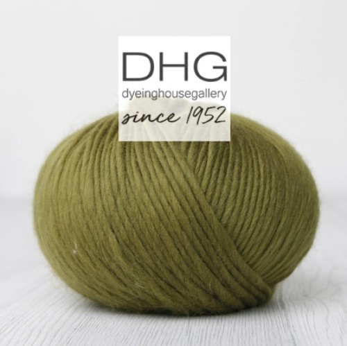 Włóczka DHG Piuma 7693 OLIVE, merino
