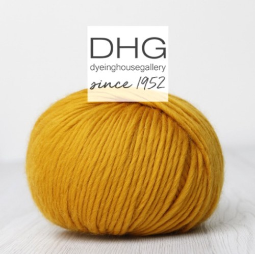 Włóczka DHG Piuma 7695 SAFFRON, merino