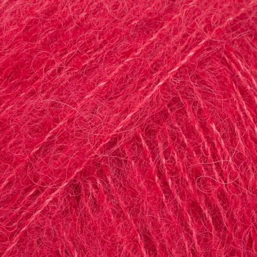 DROPS Brushed Silk Alpaca 07 czerwony