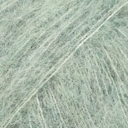 DROPS Brushed Silk Alpaca 21 zielona szałwia