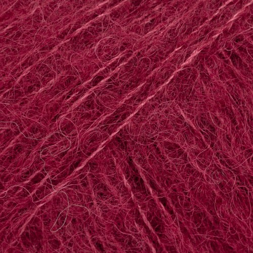 DROPS Brushed Silk Alpaca 23 bordowy