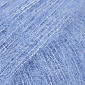 Włóczka DROPS Brushed Silk Alpaca 28 błękit pacyfiku