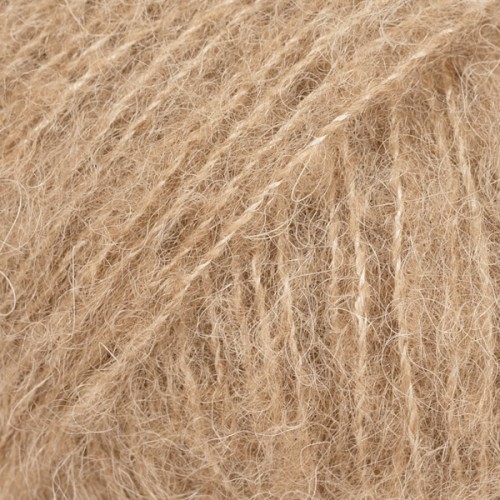 DROPS Brushed Silk Alpaca 36 migdałowy