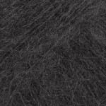Włóczka DROPS Brushed Silk Alpaca 16 czarny