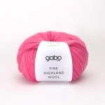 Włóczka GABO WOOL Fine Highland Wool 2007 candy róż