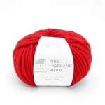 Włóczka GABO WOOL Fine Highland Wool 2383 czerwony