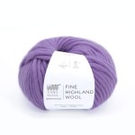 Włóczka GABO WOOL Fine Highland Wool 2818 lawenda