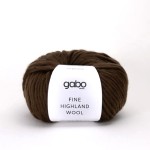 Włóczka GABO WOOL Fine Highland Wool 2351 wenge
