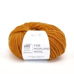 Włóczka GABO WOOL Fine Highland Wool AM1180 kurkuma