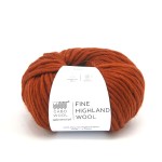 Włóczka GABO WOOL Fine Highland Wool AM2160 terrakota