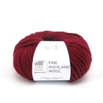 Włóczka GABO WOOL Fine Highland Wool RJ2015 wino