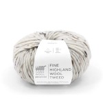 Włóczka GABO WOOL Fine Highland Wool Tweed T100 naturalny