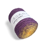 Sznurek poliestrowy OMBRE 3 mm, 300m OM22 żółty/ciemny wrzos