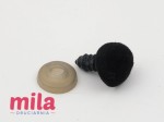 Nos do zabawek 780846, zamsz 10x12 mm czarny