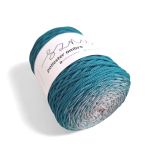 Sznurek poliestrowy OMBRE 3 mm, 300m OM23 szary/szmaragd