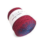 Sznurek poliestrowy OMBRE 3 mm, 300m OM25 ciemny jeans/bordo