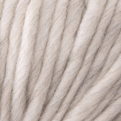 Włóczka GABO WOOL Fine Highland Wool 2126 jasny szary melanż, wełna peruwiańska, niedoprzęd, czesanka