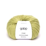 Włóczka GABO WOOL Fine Highland Wool 2477 zielona herbata