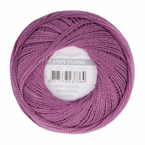 Kordonek Candy Floss 20g, 240 ametyst
