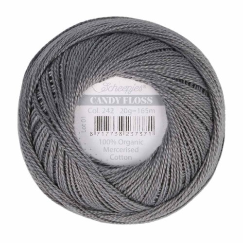 Kordonek Candy Floss 20g, 242 stalowy