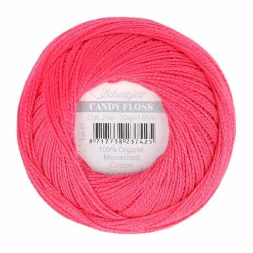 Kordonek Candy Floss 20g, 256 mocny róż