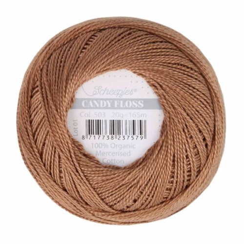 Kordonek Candy Floss 20g, 503 orzech