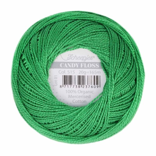 Kordonek Candy Floss 20g, 515 szmaragdowa zieleń