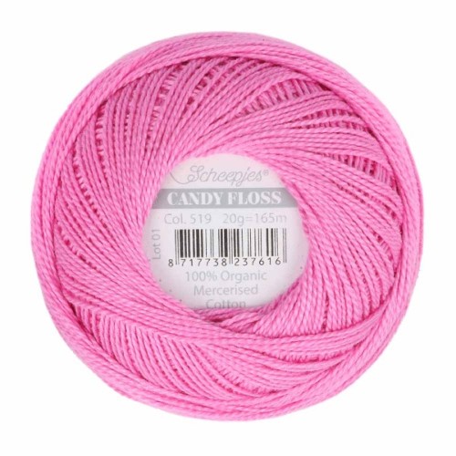 Kordonek Candy Floss 20g, 519 frezja
