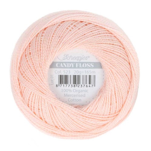 Kordonek Candy Floss 20g, 523 jasny łosoś