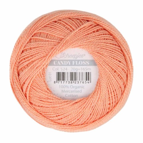 Kordonek Candy Floss 20g, 524 morela