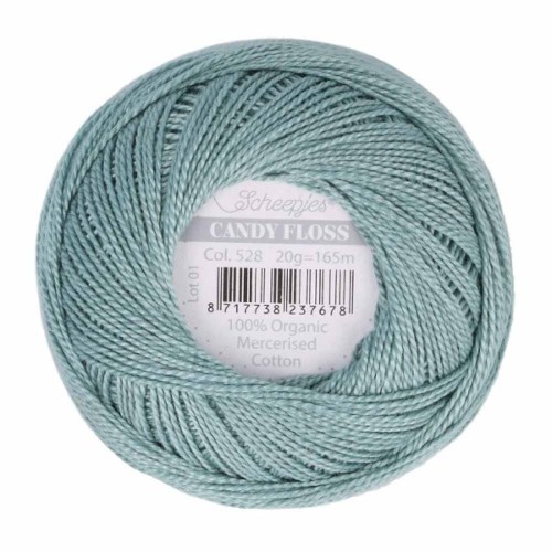 Kordonek Candy Floss 20g, 528 szaro błękitny
