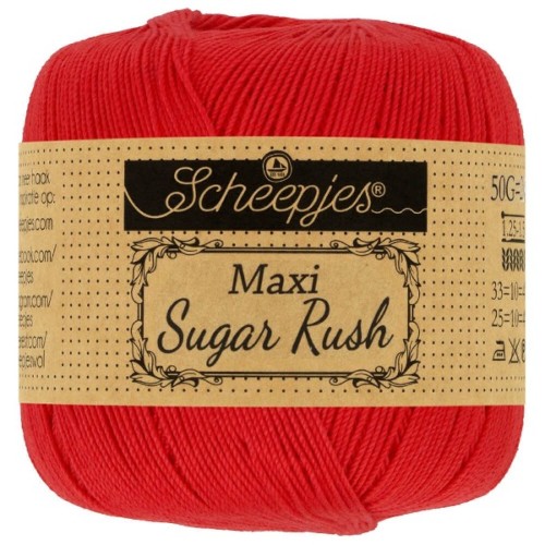 Kordonek Maxi Sugar Rush 115 czerwony