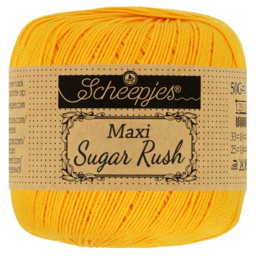 Kordonek Maxi Sugar Rush 208 złoty żółty