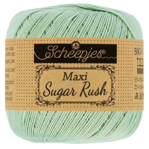 Kordonek Maxi Sugar Rush 402 srebrny zielony
